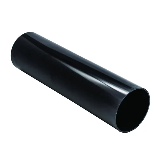 Floplast RP4B 68mm Black Round Downpipe 4m
