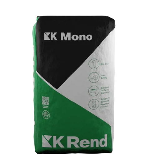 K-Rend Mono One Coat Spray Render Grey 25Kg