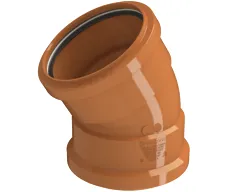 Paragon 110mm 30° Double Socket Short Radius Bend