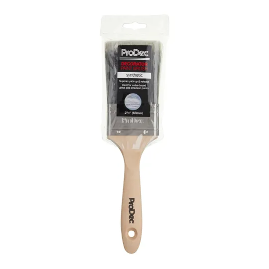 ProDec 2.5 Decorator Brush, wood handle