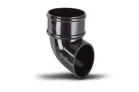 Polypipe RR128B 68mmRound Downpipe Shoe Black