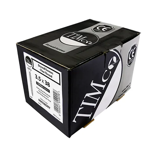 TIMco Drywall Screws ph2-Black 4.8 x 100mm Box of 500