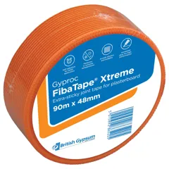 Gyproc FibaTape Xtreme Plasterboard Joint Tape, 48mm / 2 x 90m