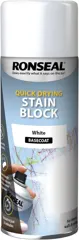 Ronseal Quick Drying Stain Block Aerosol White, 400ml