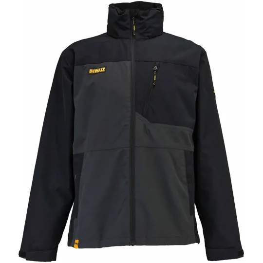 DeWalt Southampton Waterproof Jacket Black/Grey, Size L