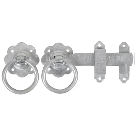 John George H5D1136G600 1136 Ring Gate Latch Galv Plain 150mm