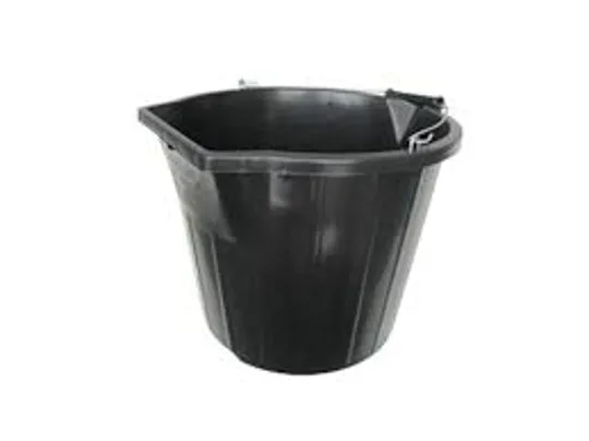 3 Gallon Black Bucket 