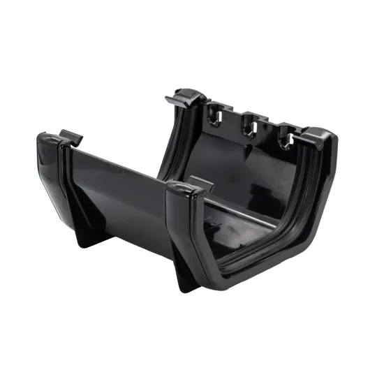 Floplast RUS1B 114mm Black Square Union Gutter Bracket