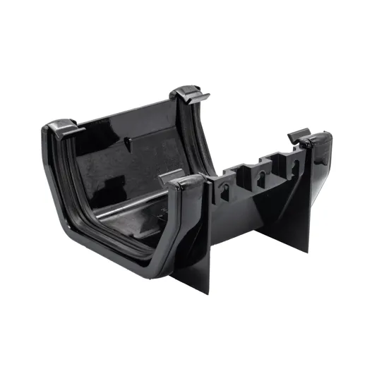 Floplast RUS1B 114mm Black Square Union Gutter Bracket