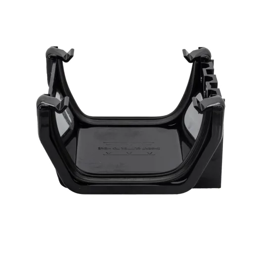 Floplast RUS1B 114mm Black Square Union Gutter Bracket