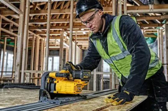 DeWalt DCS520T2 XR 54v FlexVolt Plunge Saw 2 x 6amps