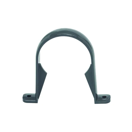 Floplast RC1AG 68mm Anthracite Grey Round Downpipe  Clip
