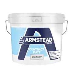Armstead Trade Contract Matt Paint Light Grey 10L