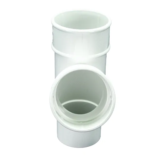 Floplast RY1W 68mm White Round Downpipe 112� Branch