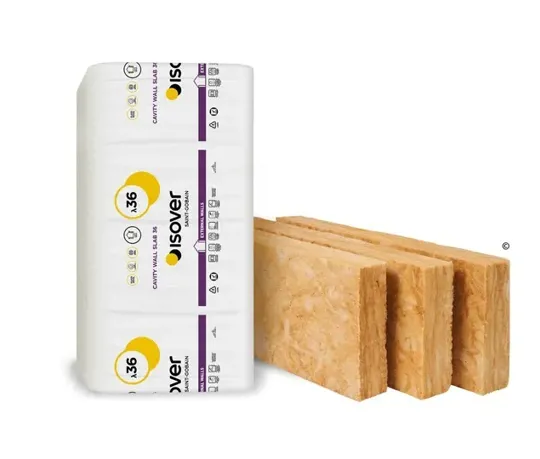 Isover CWS 36 Cavity Wall Slab 100x455x1200mm (6.55m�)