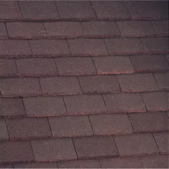 Marley Plain Eaves Roof Tile Granular Dark Red, 193 x 165mm