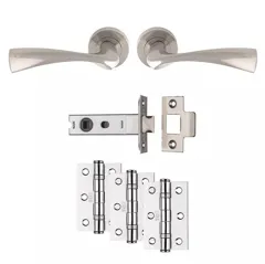 Carlisle Brass Sintra Ultimate Door Pack, Satin Nickel (UDP007SN/INTB)