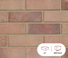 Forterra Butterley Cheshire Red Multi Facing Brick, 65mm