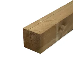 Green Treated Fence Post, 100mm x 100mm x 3m