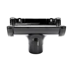 Floplast RO1B 112mm Black Half Round Running Outlet