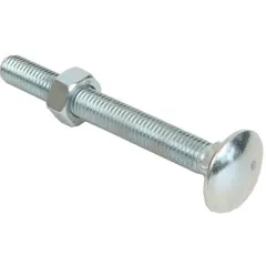 ZP Cup SQ Carr Bolt & Nut, M12 x 220mm