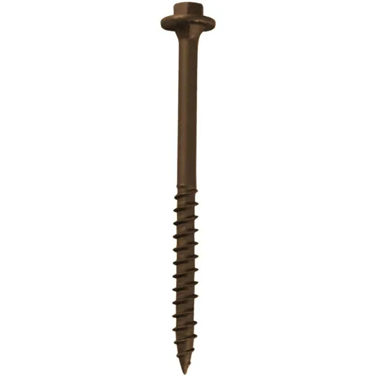 63mm No.4729 SleeperSecure Sleeper Screw Hex Head Brown (Tub of 150)