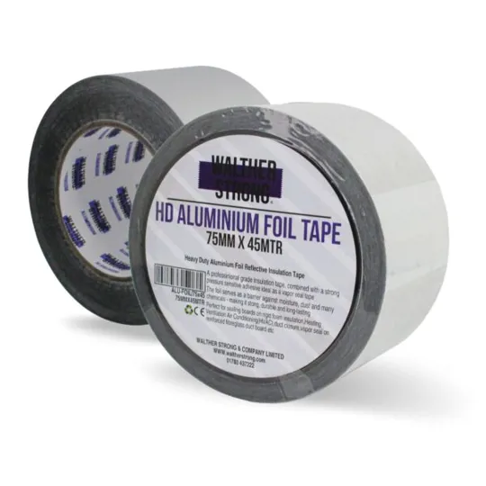Walther Strong HD Aluminium Foil Tape 75mm x 45M