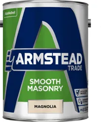 Armstead Trade Smooth Masonry Paint Magnolia 5L