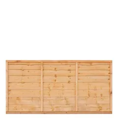 Grange Superior Lap Fence Panel GSL3, Golden Brown 0.9m - FSC Mix 70%