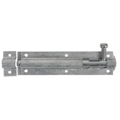 John George GatePro 923A Straight Tower Bolt Galv, 150mm / 6 Inch