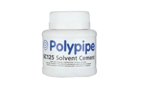 Polypipe SC125 Solvent Cement 125ml Tin