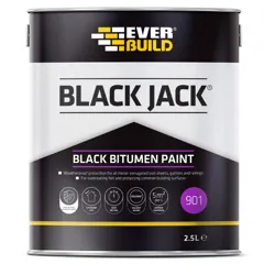 Everbuild 901 Black Bitumen Paint, 2.5L
