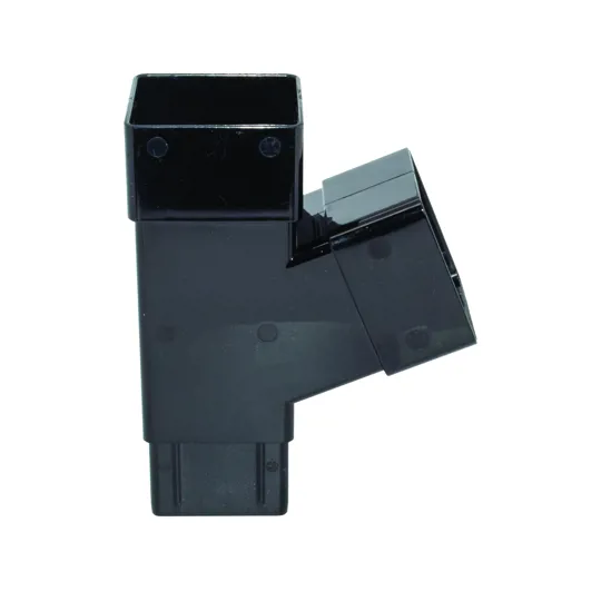 Floplast RYS1B 65mm Black Square Downpipe 112� Branch