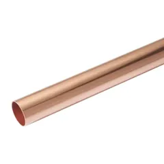 Plain Length Copper Pipe, Table X (Half Hard) - 22mm x 3m