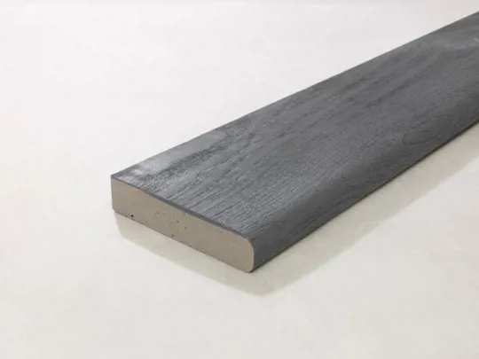 Millboard Bullnose Board 150 x 32 x 3600mm Brushed Basalt