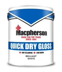 Macpherson Trade Quick Dry Gloss Brilliant White, 5L