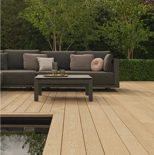 Millboard Enhanced Grain Board 126 x 32 x 3600mm Ashwood