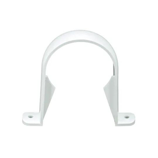 Floplast RC1W 68mm White Round Downpipe Clip