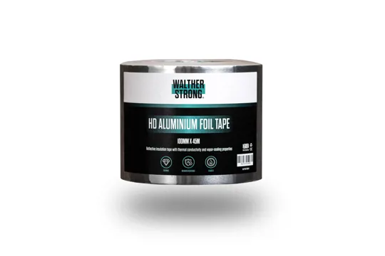 Walther Strong HD Aluminium Foil Tape 100mm x 45M