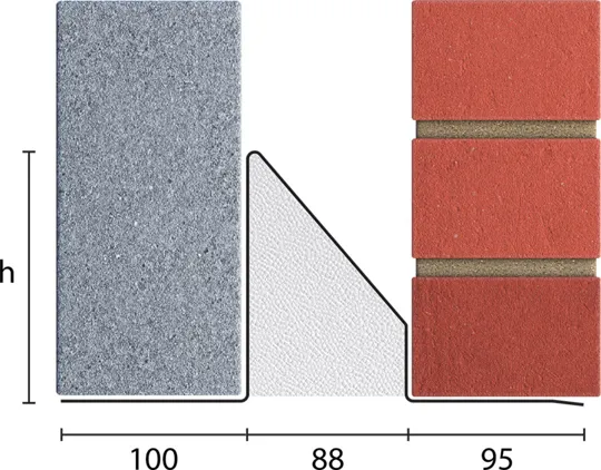Catnic CG90/100 Standard Duty Cavity Wall Open Back Lintel, 1500mm