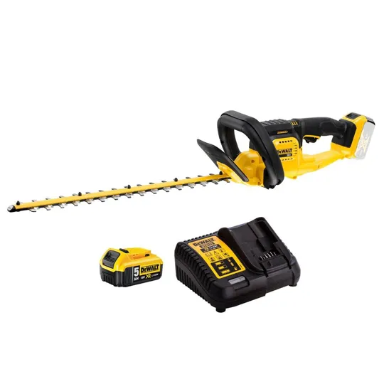 DeWalt DCMHT563P1 18v XR  Hedge trimmer 1 x 5amp & Charger