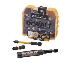 DeWalt PZ2 FlexTorq Impact Bit Set 25 / 57mm with Bit Holder, 25 Pieces