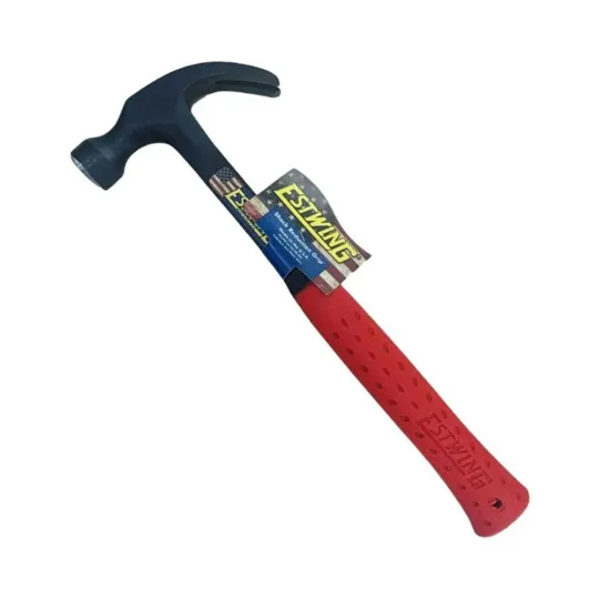 Estwing ESTE320CRED 20oz Curved Claw Hammer Red