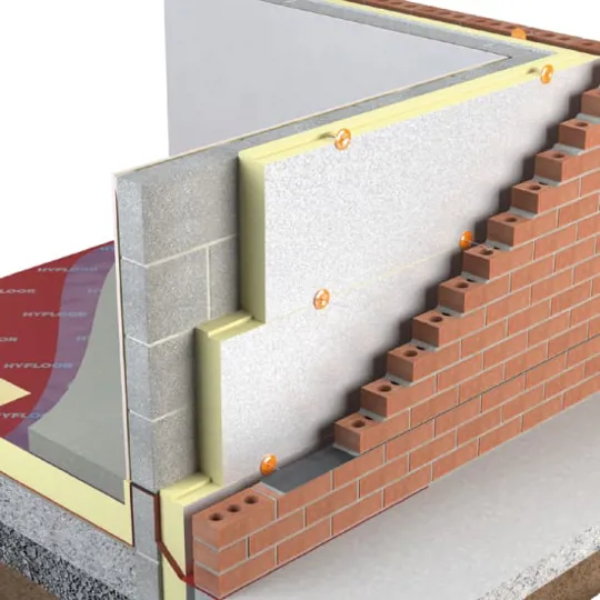 Xtratherm XT/CF Thin-R Full Fill Cavity Board RB (Rebated) 1200 x 450 x 140mm 