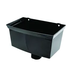 FloPlast RHS1B Black Square / Round Universal Hopper