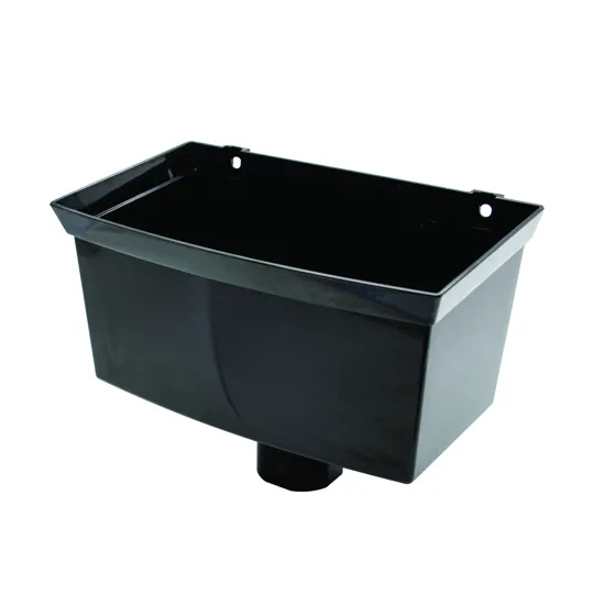 Floplast RHS1B Black Square / Round Universal Hopper