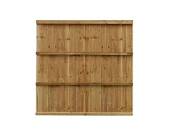 Grange Trade Feather Edge Fence Panel FETRADE4, Golden Brown 1.2m (6ft x 4ft) - FSC Mix 70%