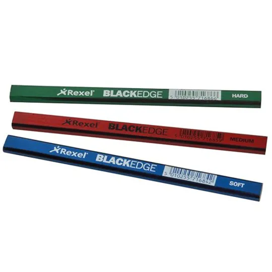 Black Edge 34330 Med. Pencil 218 Red  (each)