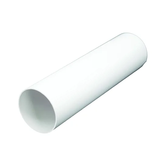 Floplast RP2.5W 68mm White Round Downpipe 2.5m