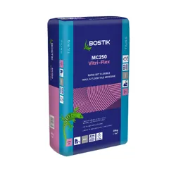 Bostik MC250 Vitri-Flex Rapid Set Wall & Floor Tile Adhesive, 20kg - Grey